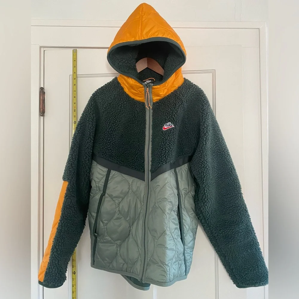 Nike Sportswear Heritage Fleece Jacket - Nike Jacket - Nike Pile Fleece